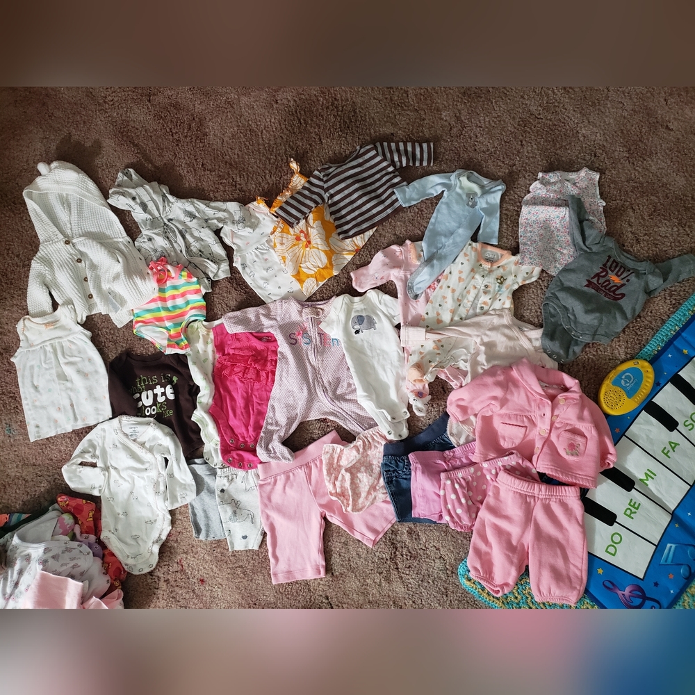 Baby Girl Clothes NB - 6/9mnths